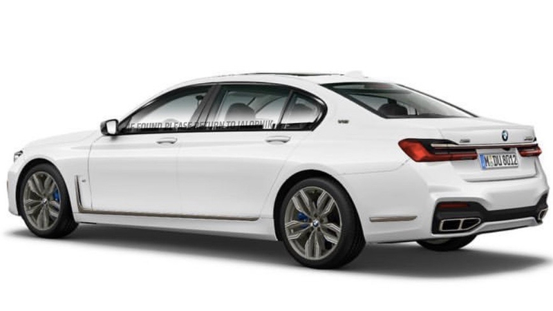 Illustration for article titled This Could Be the Refreshed BMW 7 Series Before You're Supposed To See It